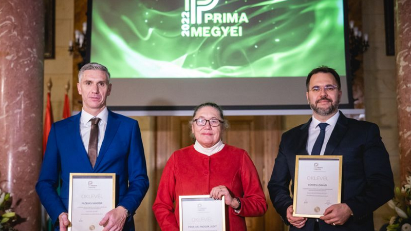 Prima Díj: Veszprém megye kiválóságait köszöntötték három kategóriában